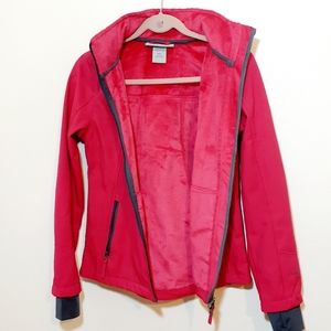Ladies Free Country pink soft shell jacket size S
